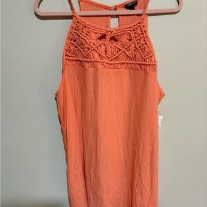 Torrid Women's Coral Crochet Camisole